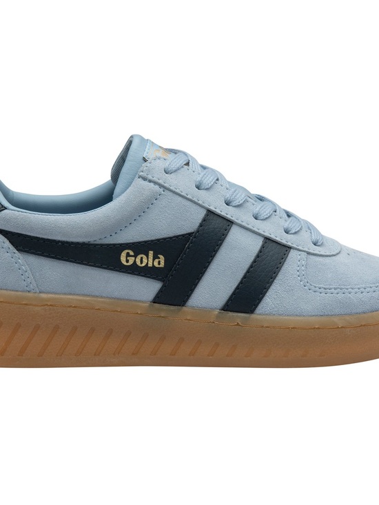 Gola Shoes - Women's Grandslam Suede Sneakers Air/Navy by Gola